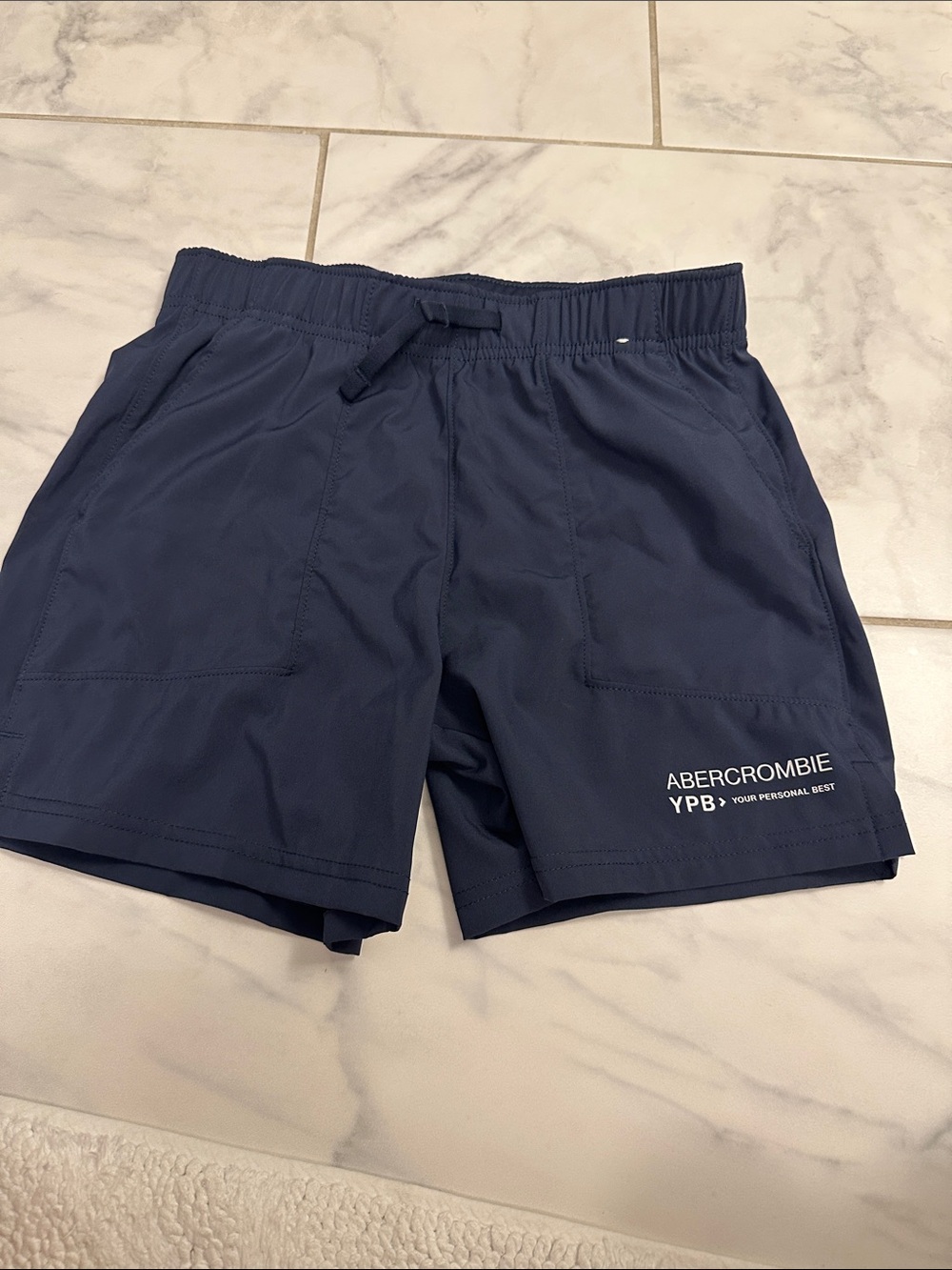 Kids Like new size 9/10 Abercrombie Navy Athletic Shorts